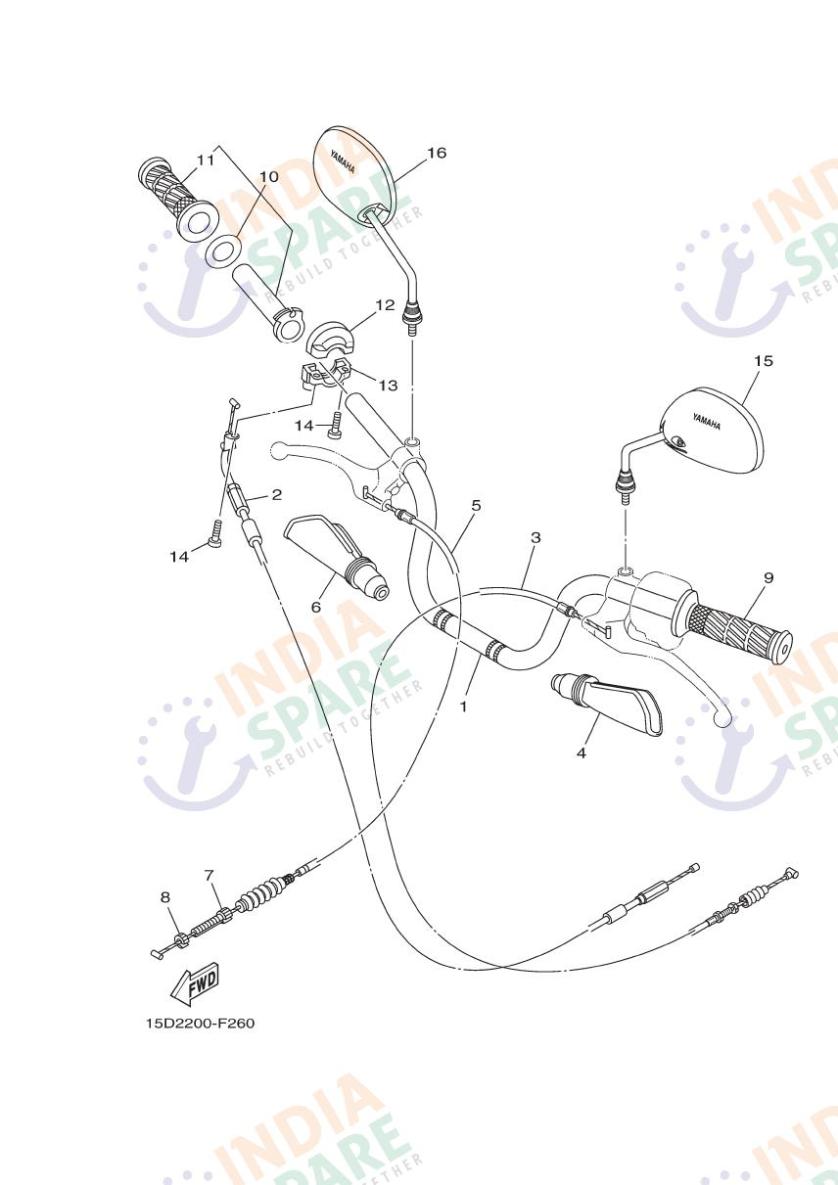 STEERING HANDLE CABLE